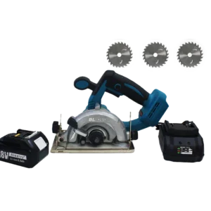 Cortadora circular BL de 3 velocidades (Incluye cargador, batería y 3 discos para madera de 125mm)