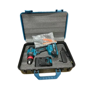 Taladro con piña intercambiable (Incluye cargador y 2 baterías)