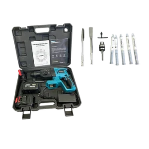 Taladro Percutor Inalámbrico Yofidra con 2 Baterías y Cargador – 21V