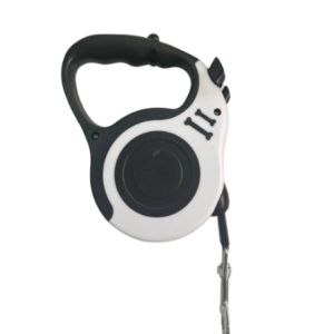 Correa retráctil de interruptor doble para mascotas