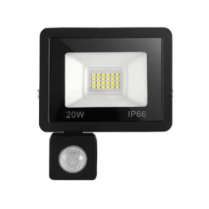Lámpara LED con Sensor de Movimiento IP66 20W