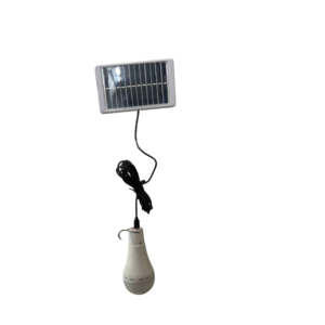 Bombillo LED Recargable 5V con Panel Solar