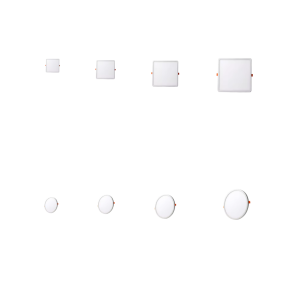 Lámpara LED empotrable redonda luz cálida