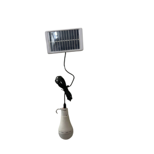 Bombillo LED Recargable 5V con Panel Solar