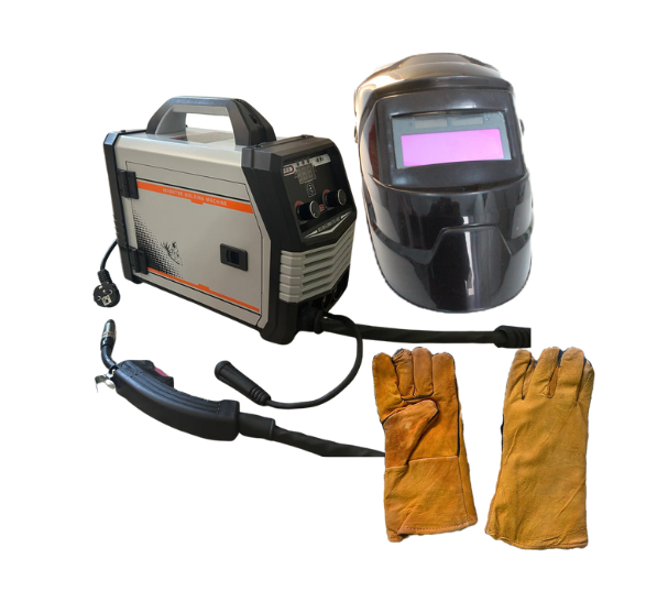 Máquina Inverter de Soldar Electrodos e Hilo 300A + Careta y Guantes