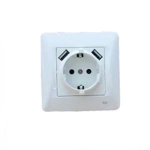 Enchufe Schuko con 2 puertos USB