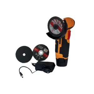 Mini Amoladora (Incluye cargador, batería y 2 discos de corte)